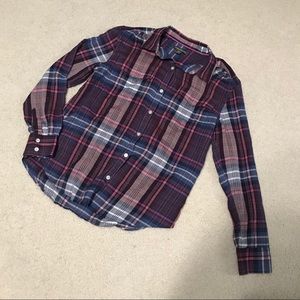 Tommy Bahama Cotton Plaid Top